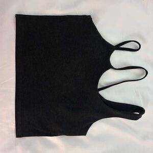 Beyond Yoga Black Double-Strap Cropped tank in XS